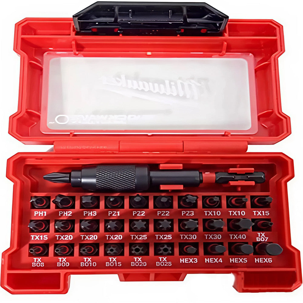 Milwaukee MW4932464240 Bit Set Chrome Vanadium Steel : Milwaukee