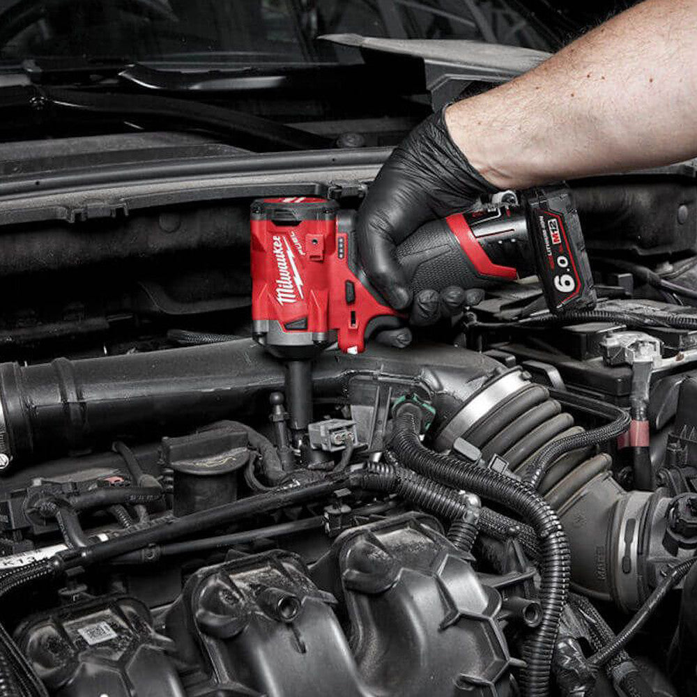 Milwaukee M12 FUEL 12V 3/8" Stubby Impact Wrench, Tool Only