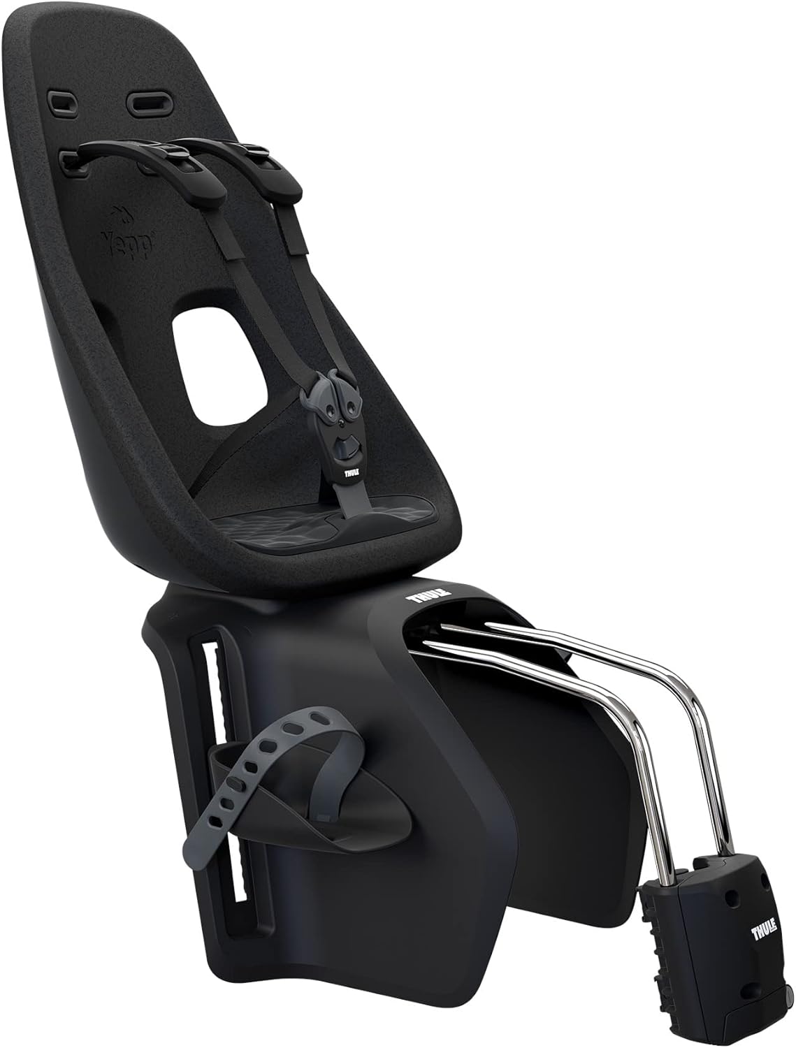 Thule Yepp 2 Maxi Frame Mount Lightweight Child Bike Seat Midnight Black