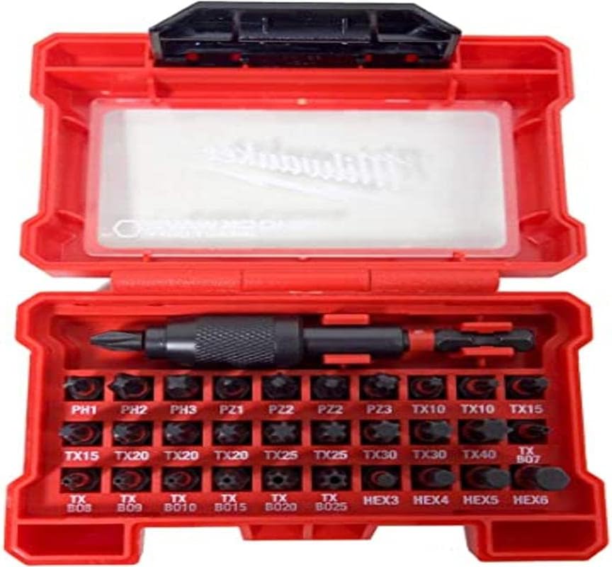 Milwaukee MW4932464240 Bit Set Chrome Vanadium Steel : Milwaukee