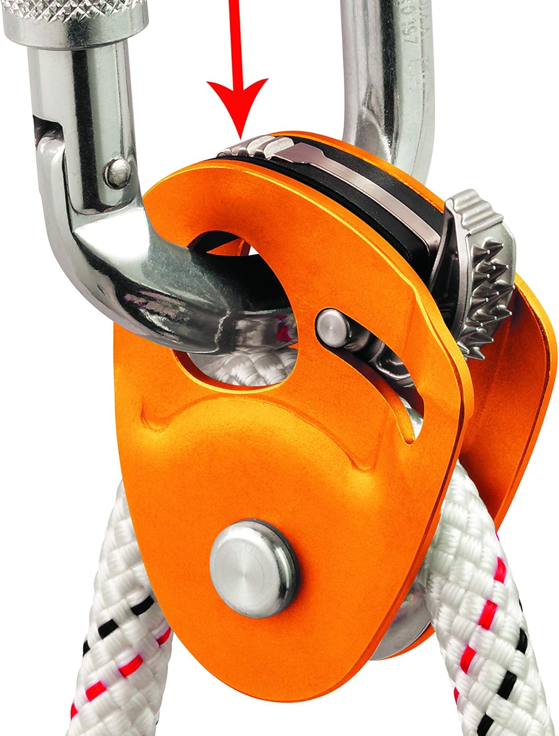 Petzl Adult Seilrollen Micro Traxion Cable Pulley Standard Size Yellow : Petzl