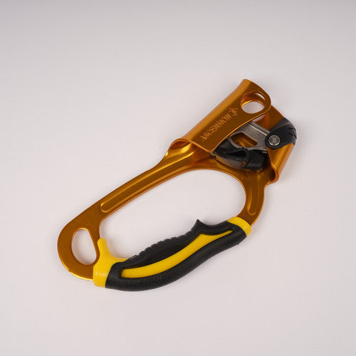 Ascension Ergonomic Handled Rope Ascender for Climbing and Rigging Model B17ARA Yellow 1 Count