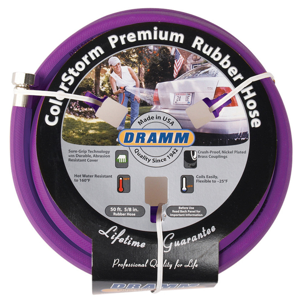 DRAMM - Dramm ColorStorm 5/8 in. D X 50 ft. L Heavy Duty Premium Grade Garden Hose