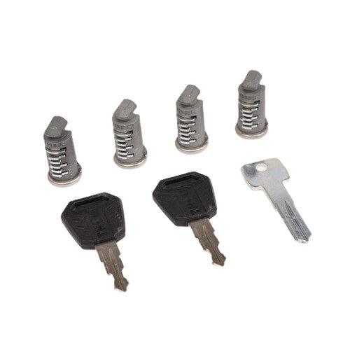 Thule One-Key System Bike Cable Lock Cylinders Thick Heavy Duty Anti-Theft Black Silver