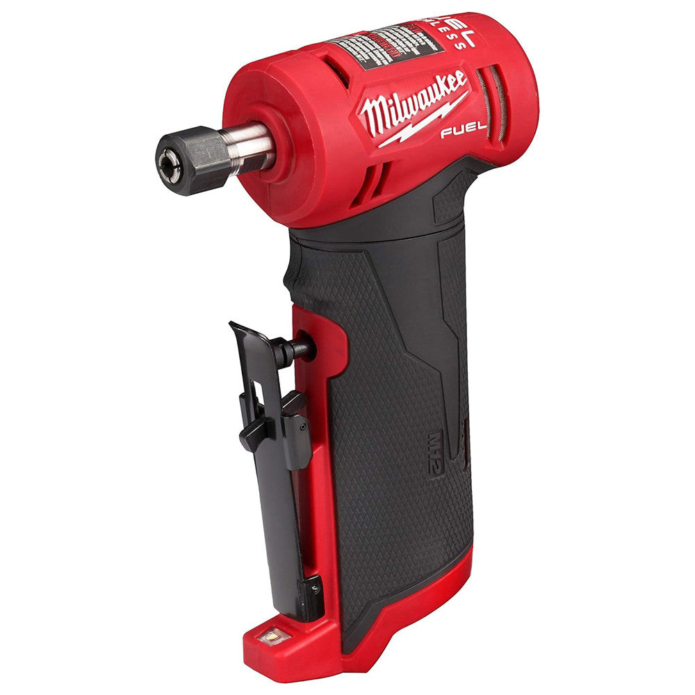 Milwaukee 2485-20 M12 FUEL Right Angle Die Grinder Tool Only : Milwaukee