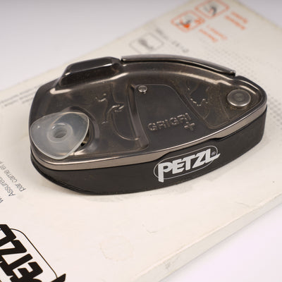 GRIGRI + Belay Device with Cam-Assisted Blocking and Anti-Panic Handle (gray)