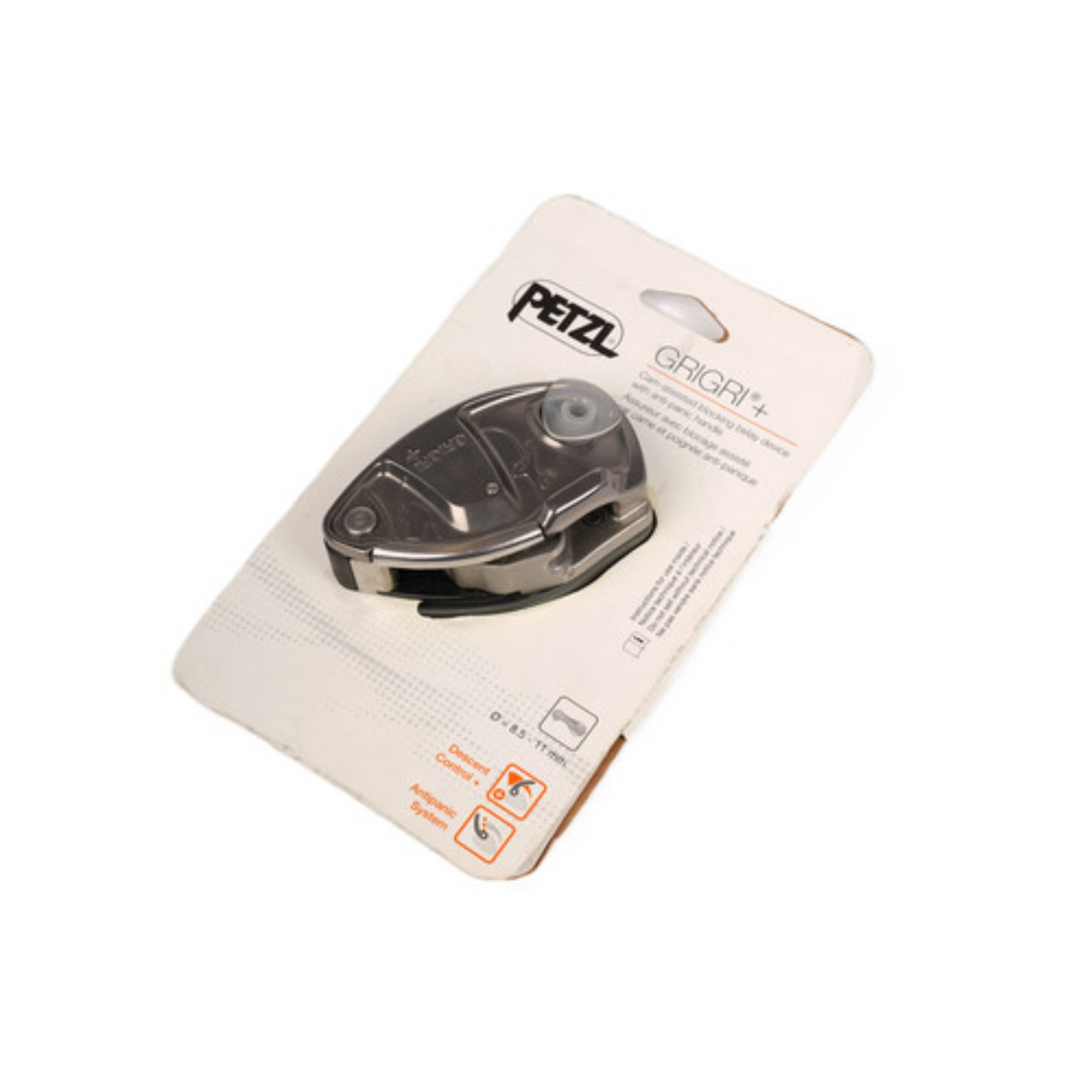 GRIGRI + Belay Device with Cam-Assisted Blocking and Anti-Panic Handle (gray)