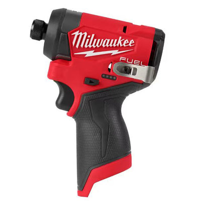 Milwaukee M12 FUEL 1/4 in. Cordless Brushless Impact Driver Tool Only : Milwaukee