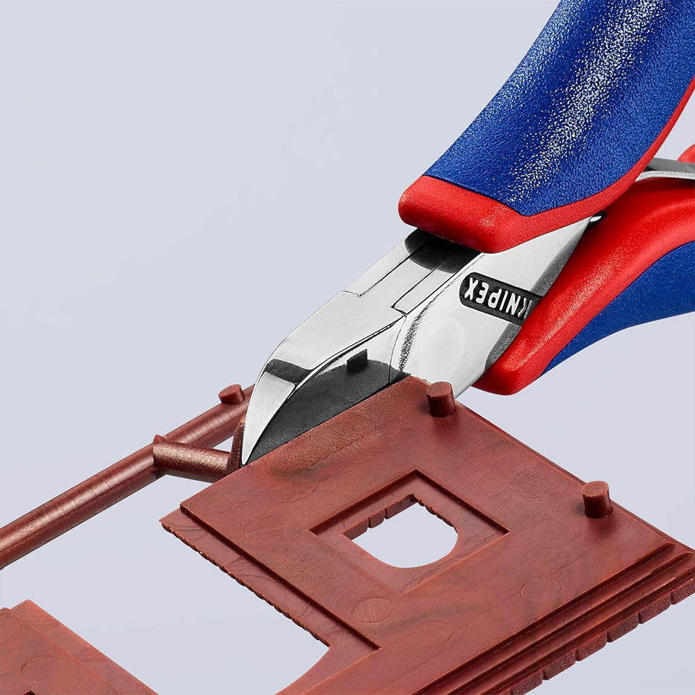 Knipex Round Head Multi Component Grips 77 22 115 Electronics Diagonal Cutters 4.53" : KNIPEX