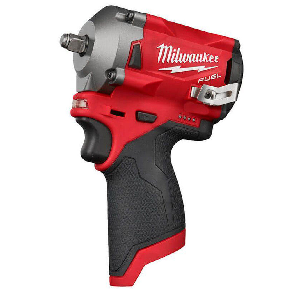Milwaukee M12 FUEL 12V 3/8" Stubby Impact Wrench, Tool Only