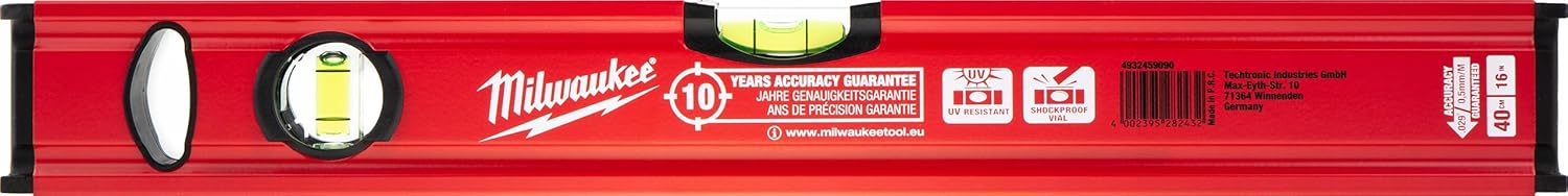 16" REDSTICK Slim Level – Precision Spirit Level 4932459090, Red/Black