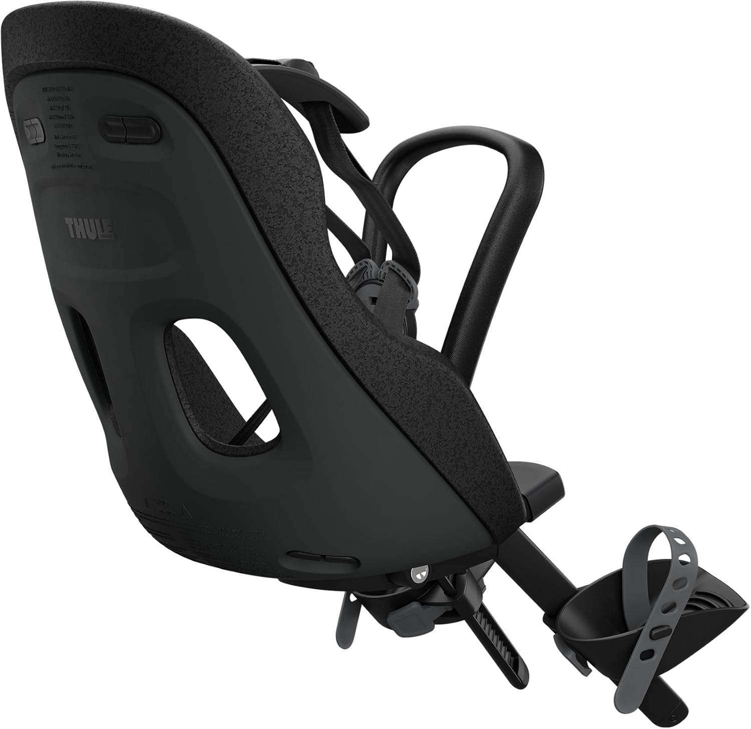 Thule Yepp Nexxt 2 Mini Front Mount Child Bike Seat Adjustable Footrests Midnight Black : Thule