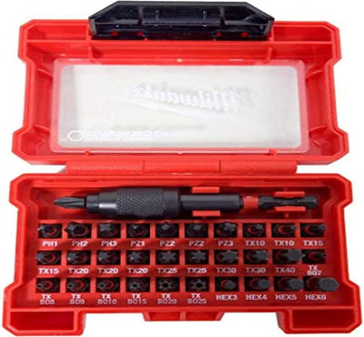 Milwaukee MW4932464240 Bit Set Chrome Vanadium Steel : Milwaukee