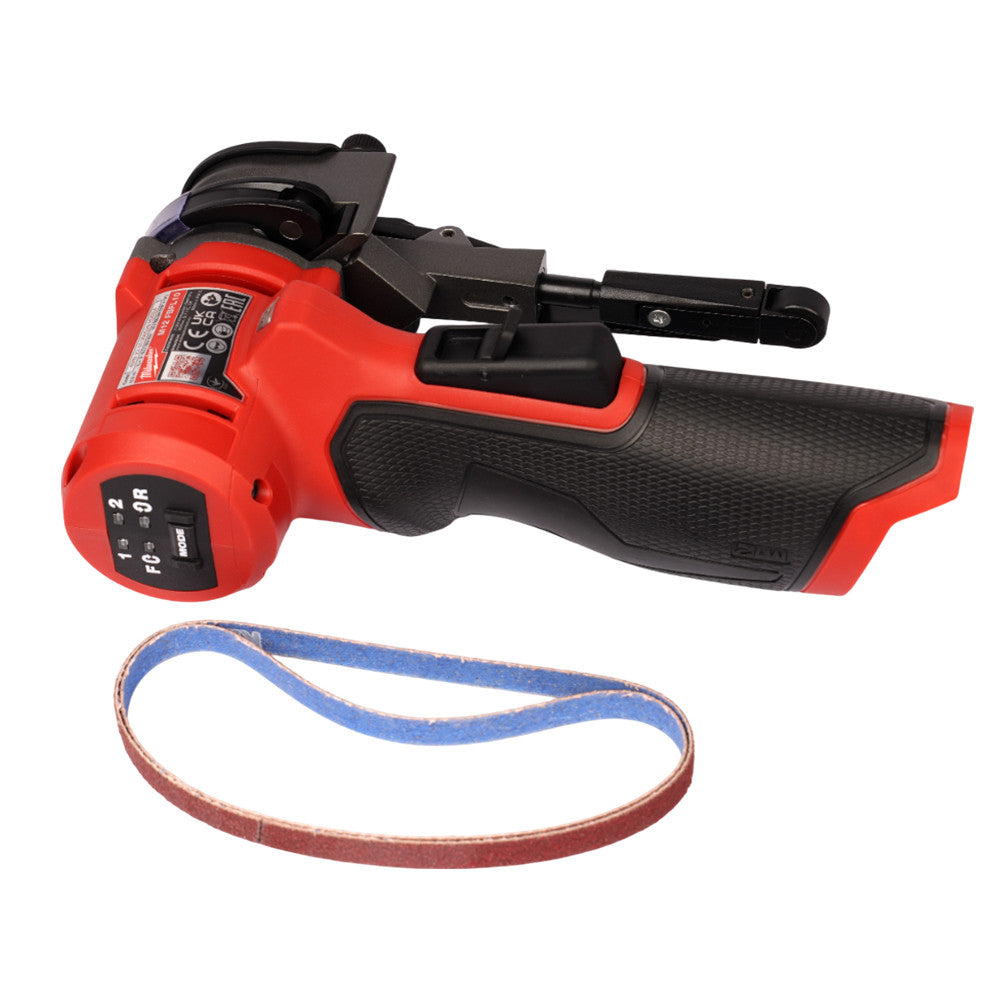 Milwaukee M12 FUEL 3/8" x 13" Cordless Bandfile Tool – Compact One-Hand Design with Variable Speed & LED Light, Model M12 FBFL10-0
