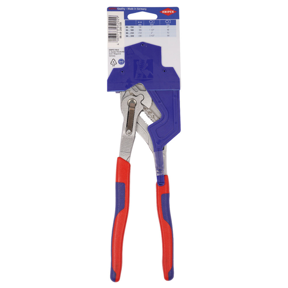 Soft Handle in Blister Packaging Chromium-Vanadium Steel 86 05 250 SB Pliers Wrenches 9.84" : KNIPEX