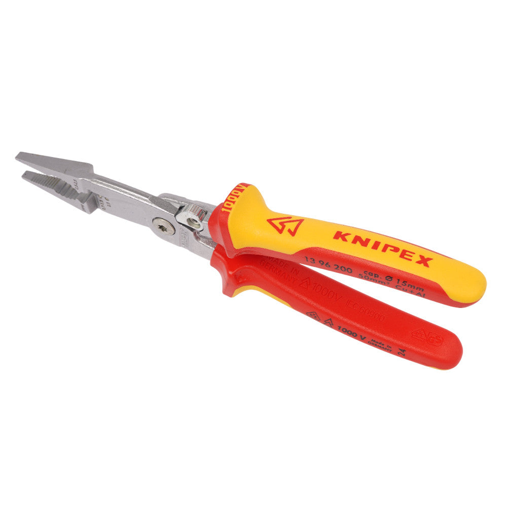 KNIPEX 3 96 200 SB VDE Electrical Installation Pliers with Spring 1000V Rated