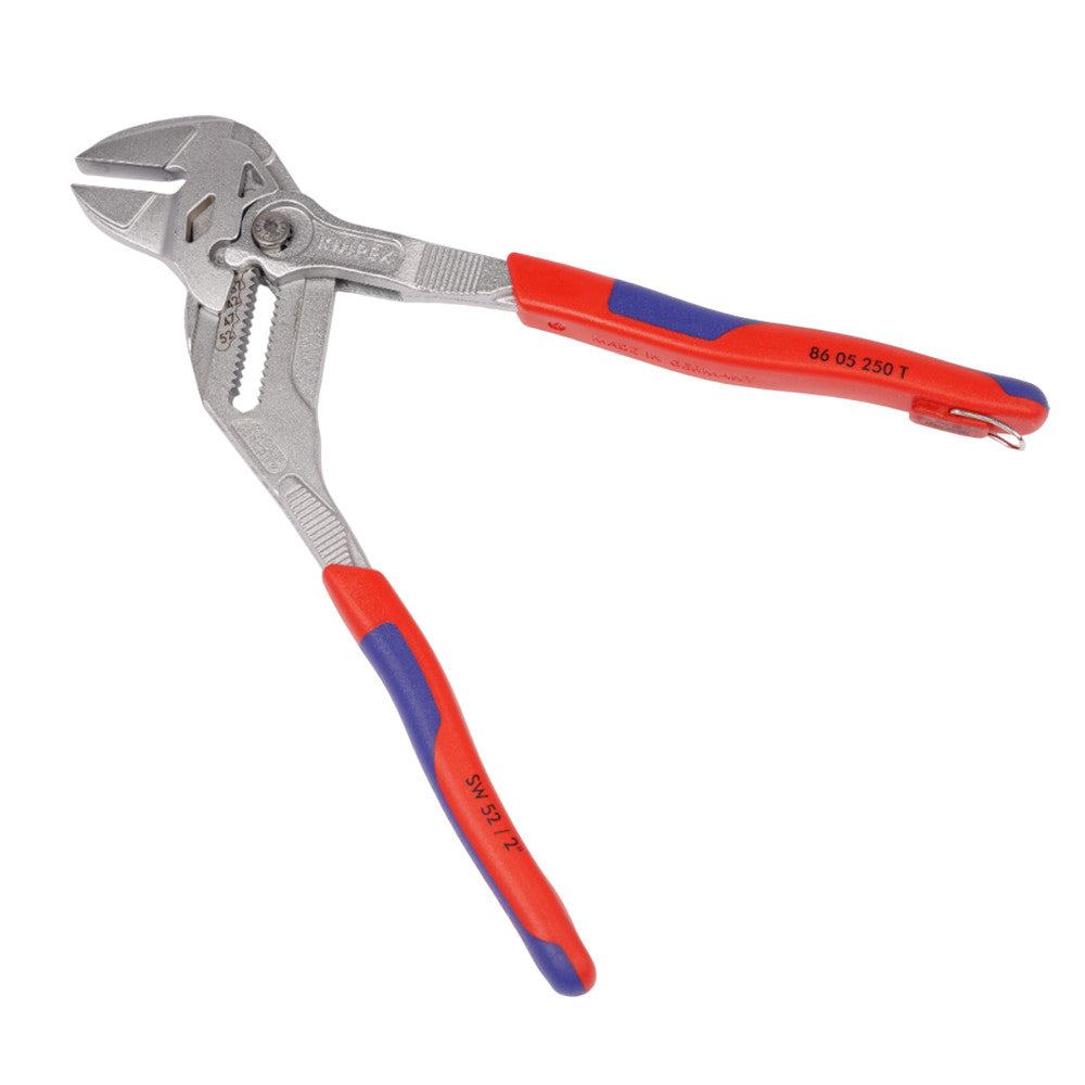 Knipex with Tether Attachment Point Chromium-Vanadium Steel 86 05 250 T Pliers Wrenches 9.84" : KNIPEX