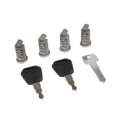 Thule One-Key System Bike Cable Lock Cylinders Thick Heavy Duty Anti-Theft Black Silver