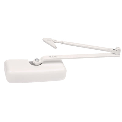 Hydraulic Adjustable Steel Door Closer – White, Model EJD5035161, 1 Count