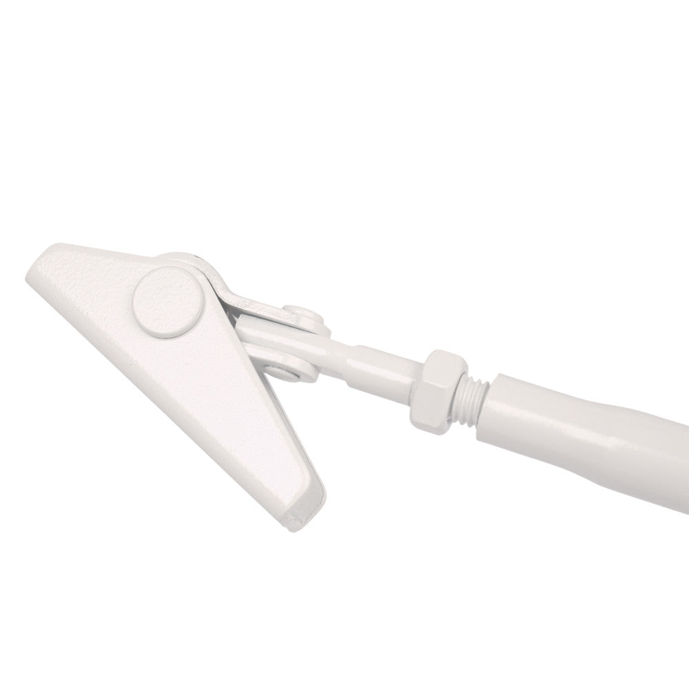 Hydraulic Adjustable Steel Door Closer – White, Model EJD5035161, 1 Count