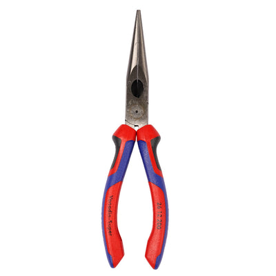 KNIPEX Precision Long Nose Pliers With Cutter Multi – component Grip 8 Inches