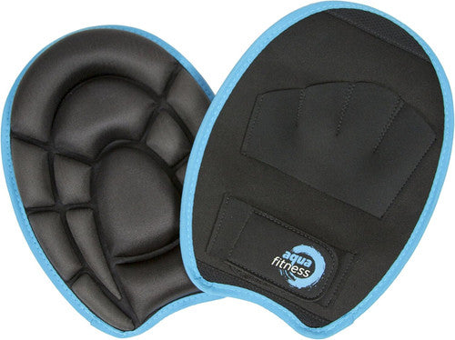 Aqua Fitness - Premium Resistance Mitts - Water Aerobics Gloves for Pool Exercise & Aquatic Training