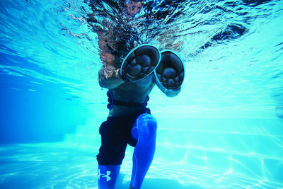 Aqua Fitness - Premium Resistance Mitts - Water Aerobics Gloves for Pool Exercise & Aquatic Training