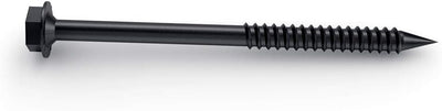 OZCO OWT Timber Screws Heavy Duty Wood-to-Wood Fasteners with Built-in Washer, Hex Head, No Pre-Drilling Required