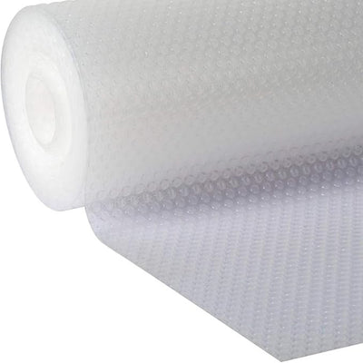 Duck EasyLiner - Clear Shelf Liner 20in x 24ft - Non-Adhesive Fridge & Kitchen Liner, Water Resistant